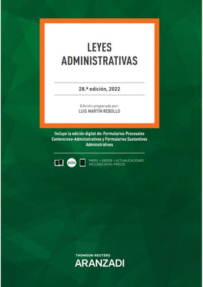 LEYES ADMINISTRATIVAS 28ª ED. 2022