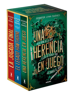 ESTUCHE UNA HERENCIA EN JUEGO: UNA HERENCIA EN JUEGO  EL LEGADO HAWTHORNE  LA JUGADA FINAS