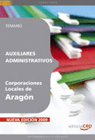 AUXILIARES ADMINISTRATIVOS CORPORACIONES LOCALES DE ARAGÓN. TEMARIO