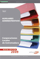 AUXILIARES ADMINISTRATIVOS CORPORACIONES LOCALES DE EXTREMADURA. TEST