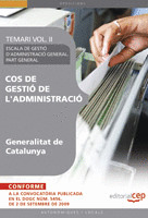 COS DE GESTIÓ DE L'ADMINISTRACIÓ DE LA GENERALITAT DE CATALUNYA. ESCALA DE GESTI