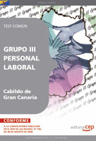 GRUPO III PERSONAL LABORAL DEL CABILDO DE GRAN CANARIA. TEST COMÚN