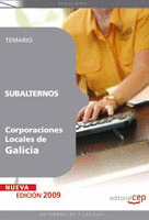 SUBALTERNOS CORPORACIONES LOCALES DE GALICIA. TEMARIO
