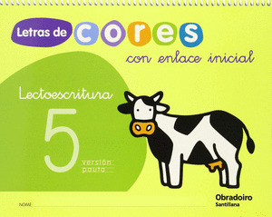 CAD 5 LETRAS COLORES + CUENTO GALL ED09