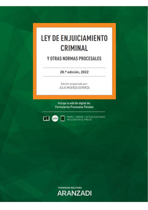 LEY DE ENJUICIAMIENTO CRIMINAL Y OTRAS NORMAS PROCESALES