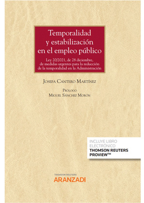 TEMPORALIDAD Y ESTABILIZACIÓN EN EL EMPLEO PÚBLICO (PAPEL + E-BOO