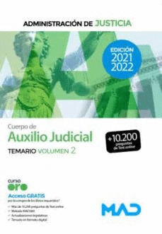 AUXILIO JUDICIAL. TEMARIO. VOL 2
