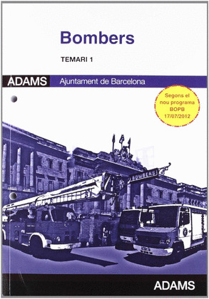 COS DE BOMBERS AJUNTAMENTBARCELONA. TEMARI 1