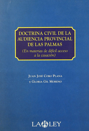 DOCTRINA CIVIL DE LA AUDIENCIA PROVINCIAL DE LAS PALMAS