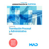 TRAMITACIÓN PROCESAL Y ADMINISTRATIVA. TEST.