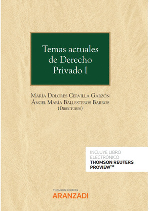 TEMAS ACTUALES DE DERECHO PRIVADO I DUO