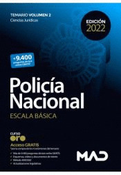 POLICIA NACIONAL ESCALA BASICA. TEMARIO VOLUMEN 2