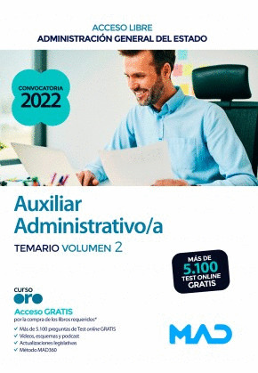 AUXILIAR ADMINISTRATIVO ESTADO TEMARIO 2