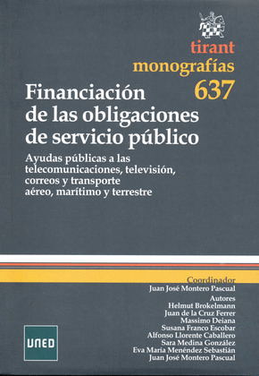 FINANCIACION DE LAS OBLIGACIONES DE SERVICIO PUBLICO