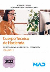 CUERPO TÉCNICO DE HACIENDA VOLUMEN 1 (CONVOCATORIA 2022)