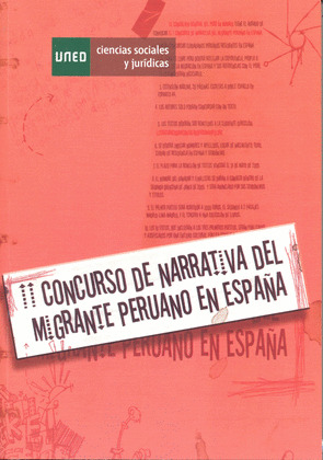 II CONCURSO DE NARRATIVA DEL MIGRANTE PERUANO EN ESPAÑA