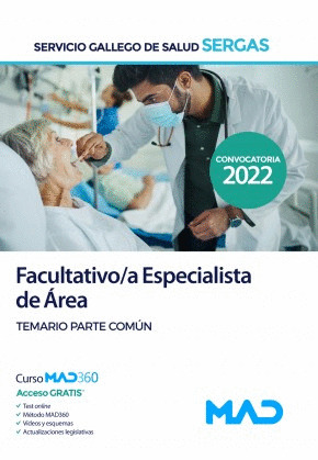FACULTATIVO ESPECIALISTA DE AREA TEST PARTE COMUN SERGAS 2022