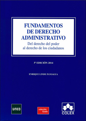 FUNDAMENTOS DE DERECHO ADMINISTRATIVO. 5ª EDICIÓN 2014