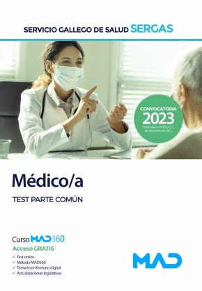 MEDICO TEST PARTE COMUN  SERGAS 2023