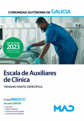 AUXILIARES DE CLINICA TEST DEL TEMARIO XUNTA