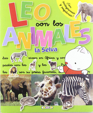LEO CON LOS ANIMALES (4 TITULOS) GRANJA-SELVA-MASCOTAS-SALVA
