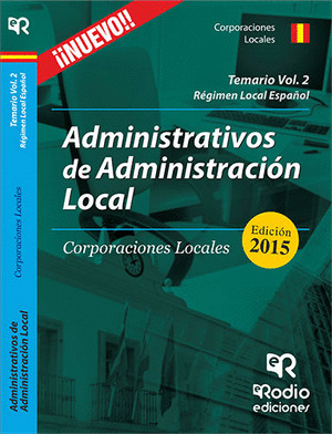 ADMINISTRATIVOS ADMINISTRACION LOCAL CORPORACIONES VOL 2