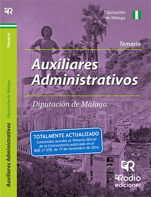 AUXILIARES ADMINISTRATIVOS DIPUTACION MALAGA TEMARIO