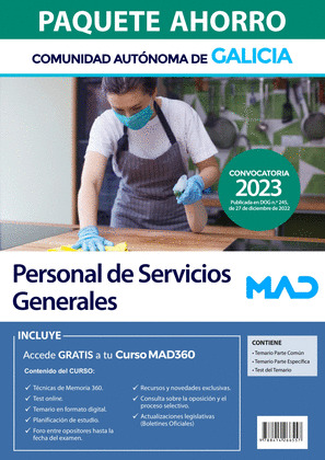 PAQUETE AHORRO PERSONAL DE SERVICIOS GENERALES GALICIA