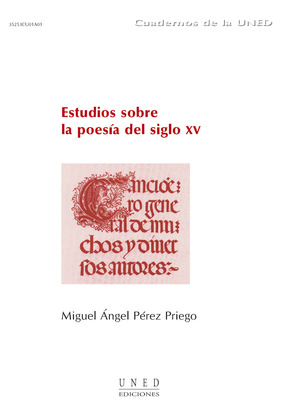 ESTUDIOS SOBRE LA POESÍA  DEL SIGLO XV