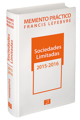 MEMENTO PRÁCTICO SOCIEDADES LIMITADAS 2015-2016