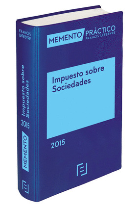 MEMENTO IMPUESTO SOBRE SOCIEDADES 2015