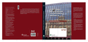 EL RECURSO DE APELACIÓN Y LA SEGUNDA INSTANCIA