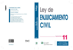 LEY DE ENJUICIAMIENTO CIVIL (EDICION 2011)