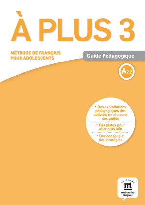 A PLUS 3 GUIDE PEDAGOGIQUE