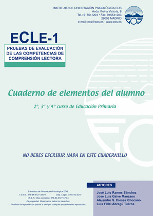 ECLE 1. CUADERNO DE ELEMENTOS