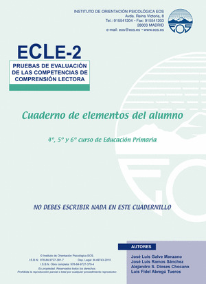ECLE 2. CUADERNO DE ELEMENTOS