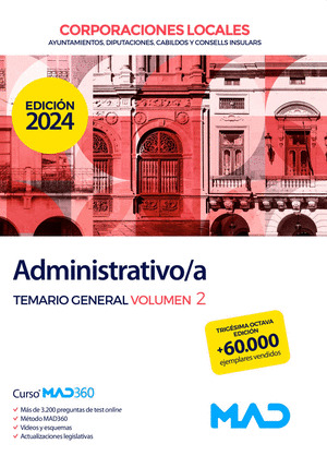 ADMINISTRATIVO;A DE AYUNTAMIENTOS, DIPUTACIONES Y OTRAS CORPORACIONES LOCALES TE