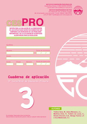 CESPRO. CUADERNO 3