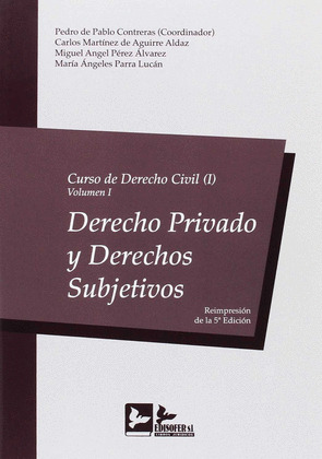CURSO DERECHO CIVIL I - VOLUMEN I