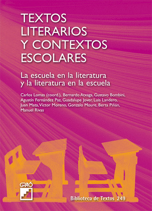 TEXTOS LITERARIOS Y CONTEXTOS ESCOLARES