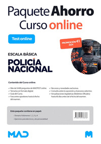 POLICÍA NACIONAL. ESCALA BÁSICA. PAQUETE AHORRO (EDICIÓN 2024)