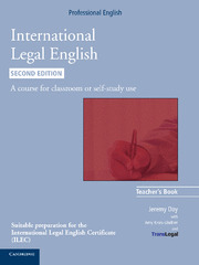 INTERNATIONAL LEGAL ENGLISH