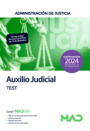 CUERPO DE AUXILIO JUDICIAL TEST