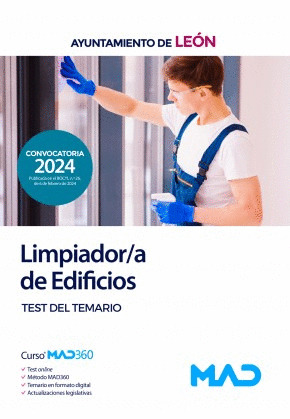 LIMPIADOR/A EDIFICIOS. TEST DEL TEMARIO. AYUNTAMIENTO DE LEÓN