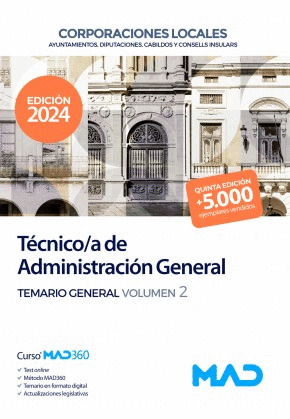 TEMARIO GENERAL COLUMEN 2 TÉCNICO/A DE ADMINISTRACION GENERAL