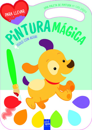 PINTURA MÁGICA. PERRO (LIBRO Y PINCEL)
