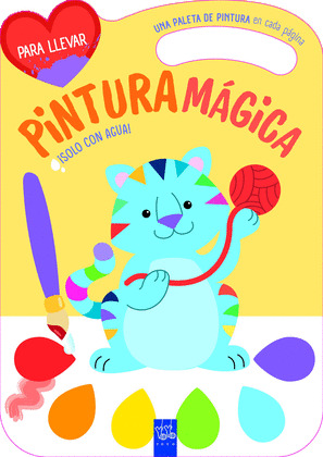 PINTURA MÁGICA. GATO (LIBRO Y PINCEL)