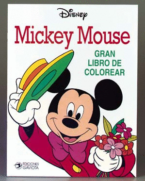 MICKEY MOUSE LIBRO COLOREAR