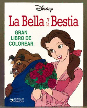 LA BELLA Y LA BESTIA LIBRO COLOREAR