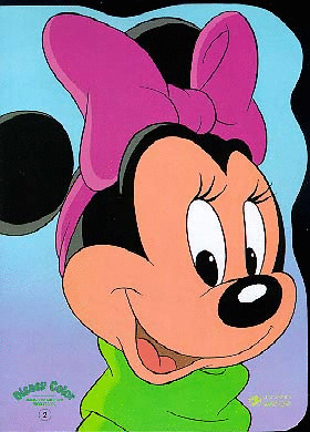 MINNIE. LIBRO PARA COLOREAR TROQUELADO
